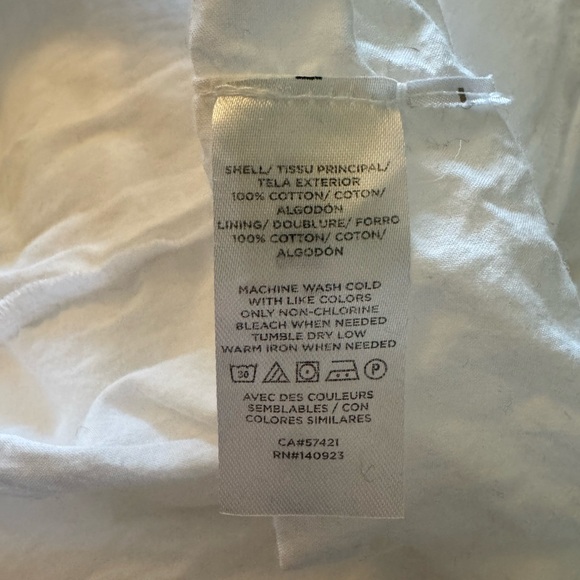 LOFT White Puff Sleeve Dress - Picture 8 of 8